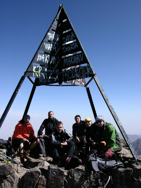 CO Spartak Hluk - Maroko 2011 - Jabal Tubkal vrchol (4 167 m n. m.)